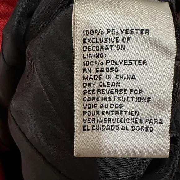 LADIES CARMINE PINK & BLACK DRESSY JACKET - Picture 3 of 3